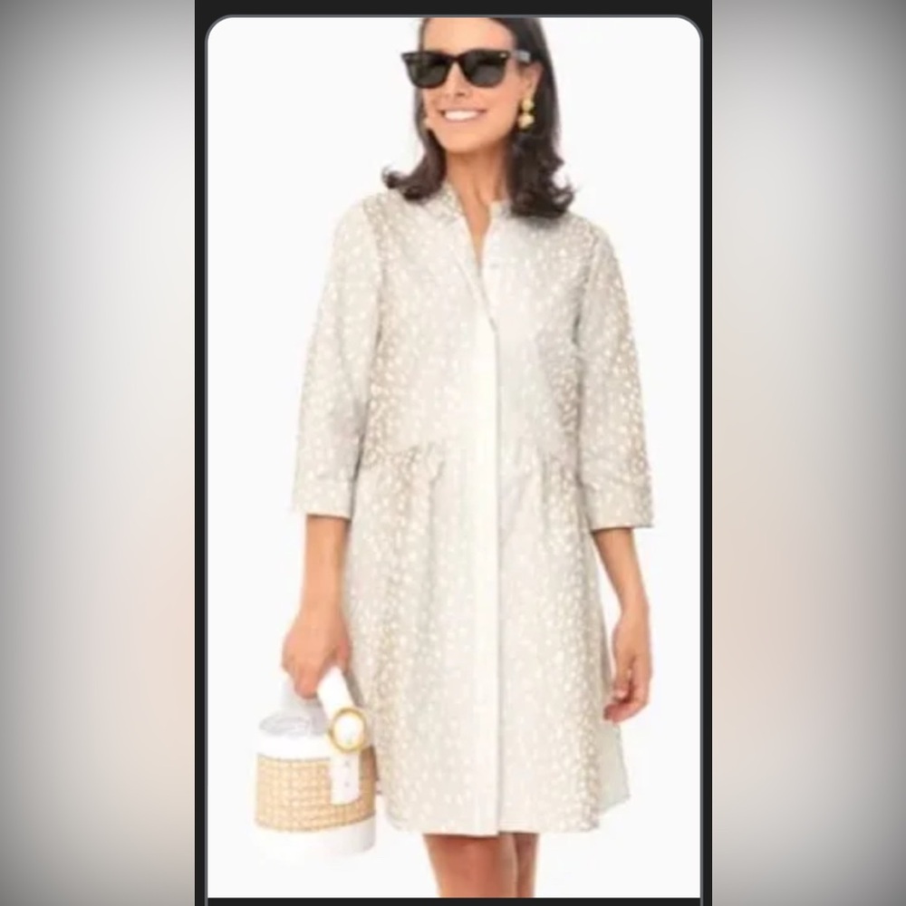 Tuckernuck Royal Shirt Dress in Antelope size XS (fits a 4/6)